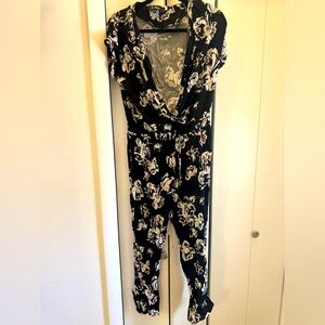 Lulus floral jumpsuit